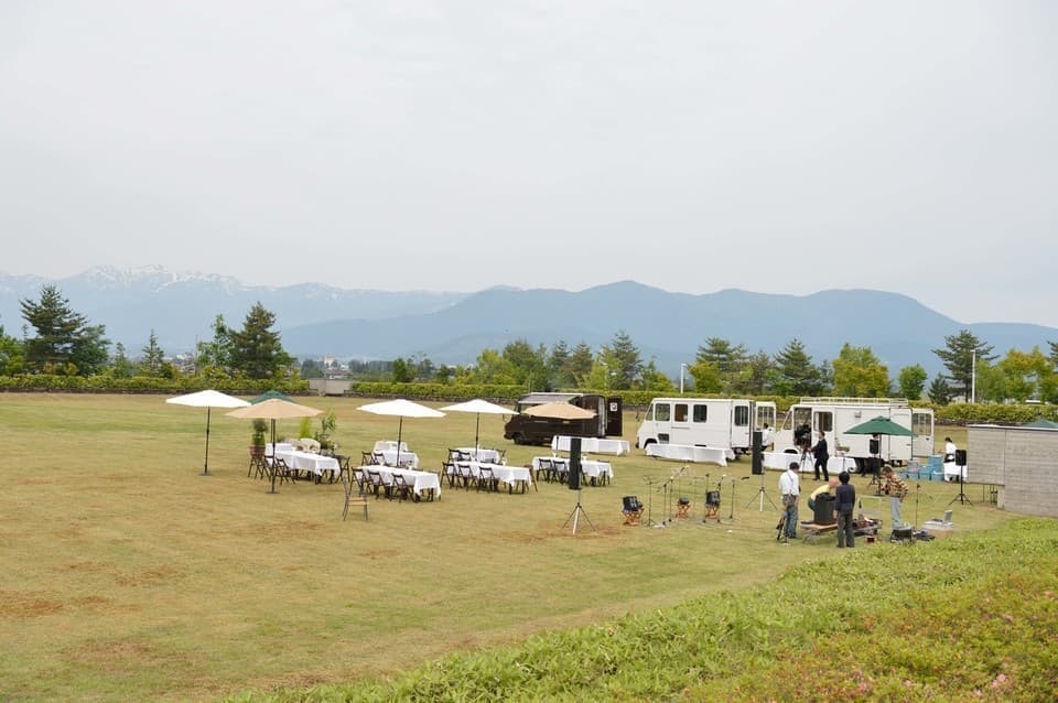 上越市ゑしんの里記念館ガーデンウェディング