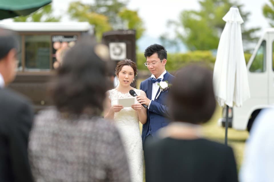 上越市ゑしんの里記念館ガーデンウェディング